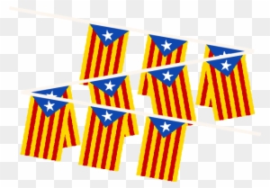 Catalan Estelada Flag Bunting - Bunting