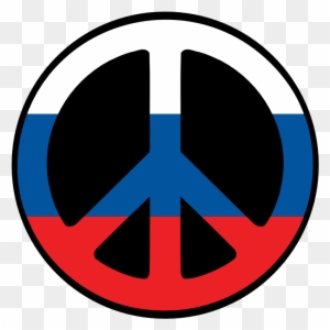 Russia Peace Symbol Flag 4 Scallywag Peacesymbol - Russian Symbol For Peace
