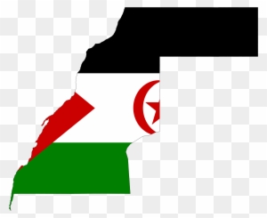 Western Sahara 2001 - Sahrawi Arab Democratic Republic Flag Map