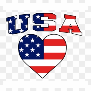 Women's Usa Flag Love & Pride Tie Waist Dress Swimwear - Flag Heart Usa Png
