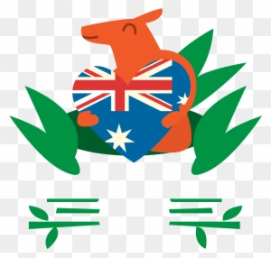 Australia Day Kangaroo Koala - Australia And New Zealand Flags