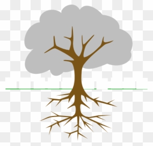 Tree With Roots Clip Art At Clker - Tree Clip Art