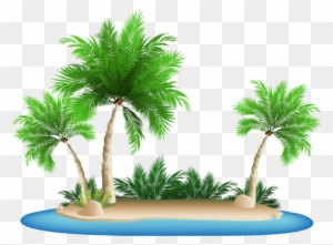 Palm Tree Png Clipart - Palm Tree Beach Clipart