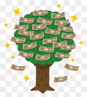 金のなる木のイラスト お金 の なる 木 Free Transparent Png Clipart Images Download