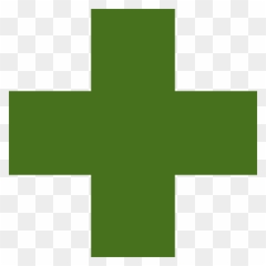 This Free Clip Arts Design Of Od Green Medical Cross - Medical Cross Logo Vector