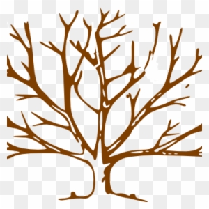 Bare Tree Clipart Brown Tree Clip Art At Clker Vector - Tree Outline