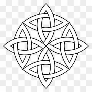 Clipart - Celtic Knot Line Art
