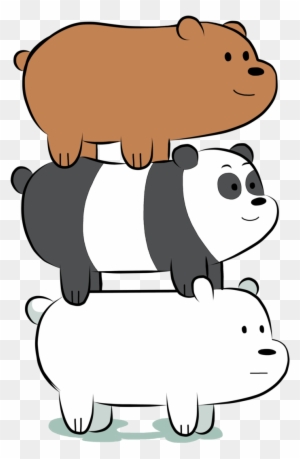 Brown Bare Tree Clipart - Grizzly Panda And Ice Bear