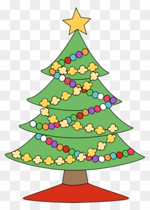 Christmas Lights Christmas Tree Clipart - Christmas Decorations Using Office Supplies