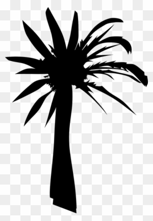 Silhouette Palm Tree 7, Buy Clip Art - Palm Tree Clip Art