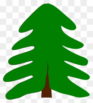 Photos Of Spruce Tree Clip Art Medium Size - Cartoons Of A Tree