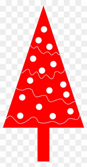 Free Christmas Tree Clipart - Triangle