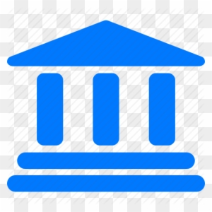 Office Building Icon Blue - Bank Icon Blue Png