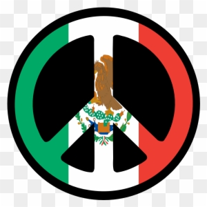 Mexican Flag Logo - Peace And Love