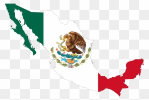 Mexico Flag Map Icons Png Free Png And Icons Downloads - Mexico Country With Flag