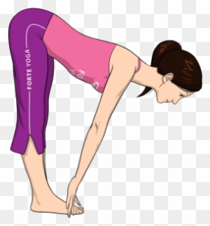 Standing Half Forward Bend Yoga Pose - Standing Half Forward Bend