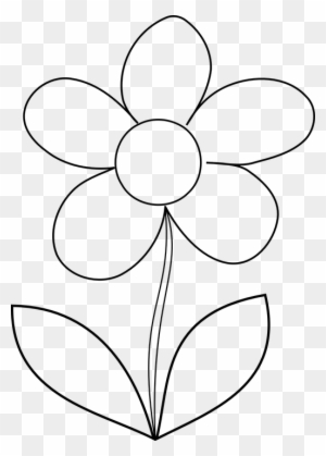 Leaf Outline Cliparts 25, - Free Printable Flower Template