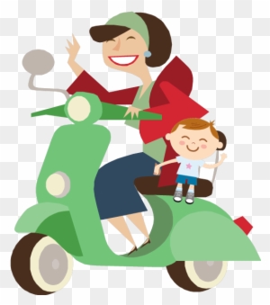 We See It All The Time A Child Riding On Motorcycle - See You Tomorrow Hasta Mañana