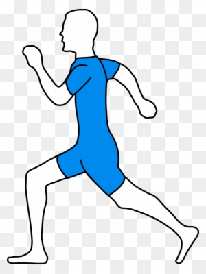 Man Athlete Jogging - Running Man Clip Art