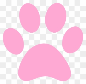 Pink Dog Paw Print