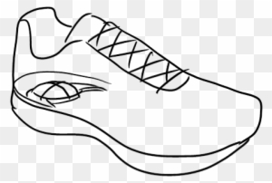 Running - Shoes - Drawing - Running Shoes Drawing Easy