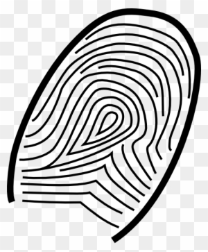 Free Vector Fingerprint Clip Art - Fingerprint Clip Art