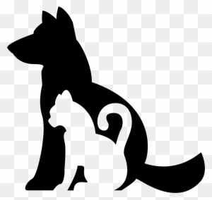 dog and cat silhouette png