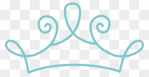Princess Crown Blue Clip Art At Clker - Transparent Background Crown Clipart Gold