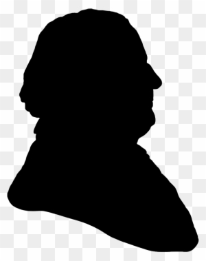 Victorian Gentleman Profile - Old Man Head Silhouette