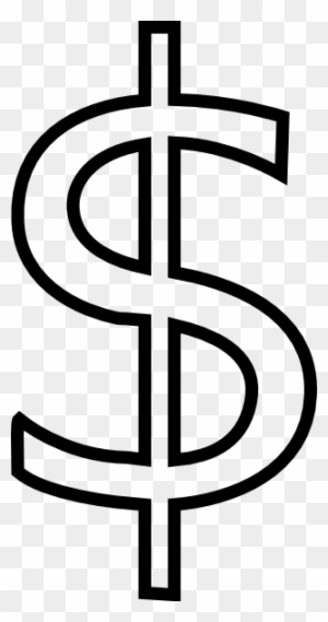 Small Dollar Sign Dp Clip Art - Dollar Sign Vector White