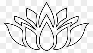 Pin Lotus Clipart Silhouette - Lotus Flower Silhouette