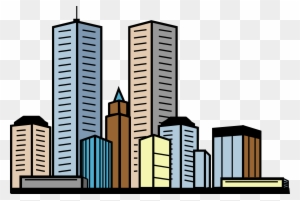 Skyscraper Clipart - Tall Buildings Clipart