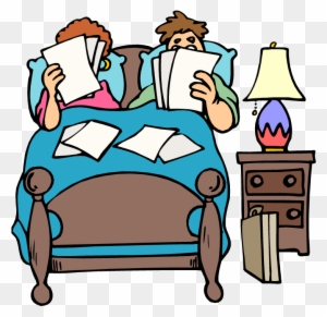 People In Bed Cartoon Picture - Two People In Bed Clipart