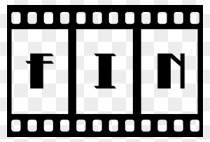 End, Film, Filmstrip, Slide, Motion Picture, Movie - Queen Duvet Cover Fin: Old Hollywood Movie Ending