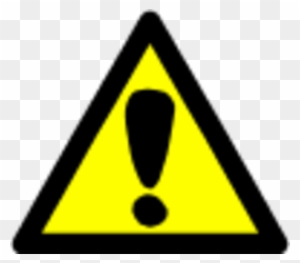 Attention Signs Clip Art - Black And Yellow Warning Signs