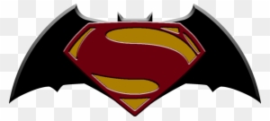 Superman's First Logo By Strongcactus On Clipart Library - Logo Superman Vs Batman Png