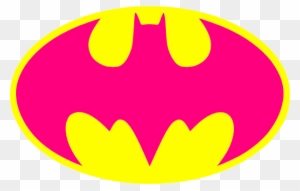 Pink Batman Logo Png