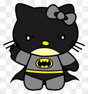 Clip Arts Related To - Hello Kitty And Batman