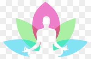 Buddhist Meditation Mindfulness Clip Art - Yoga Logo Beach Towel