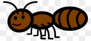 Ant Clip Art Free Vector 4vector - Brown Ant Clipart