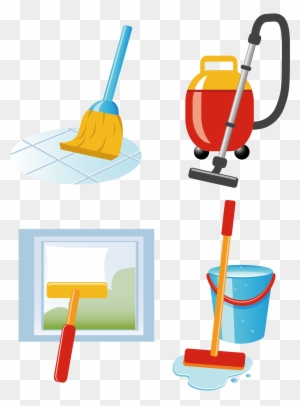 Cleaning Vacuum Cleaner Laundry Clip Art - Cleaning Vector