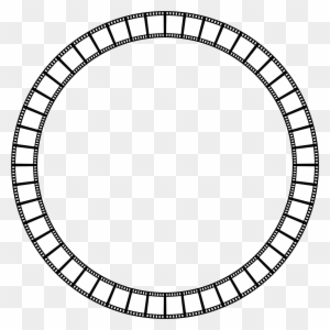 Film Strip Circle Frame - Blank Cipher Wheel Template