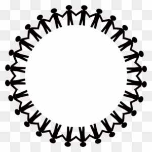 Clipart - People Holding Hands Around