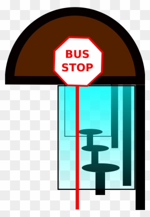 Clip Art Tags - Bus Stop Clipart Png