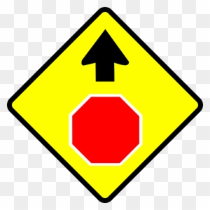 Big Image - Stop Sign With Arrow