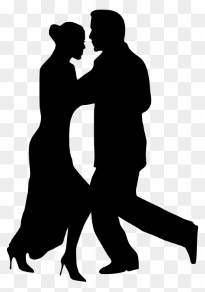 Couple Dance Dancer Dancing Performance Silhouette - Dancing Couple Silhouette Png