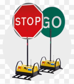 Remote Manually Controlled Stop/go Signs - Stop Sign