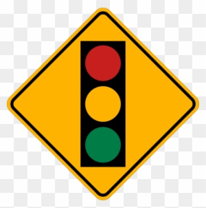 Chic Inspiration Stoplight Clipart Traffic Light Signs - Traffic Light Ahead Sign