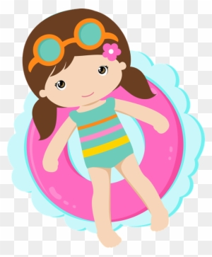 Clip Art, Girl Stuff, Julia Faria, Scrap, Nana, Felt - Pool Party Png