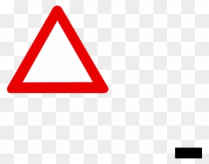 Blank Warning Road Sign